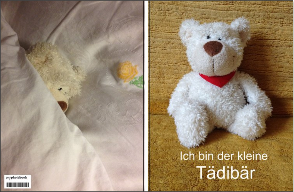 Ich bin der kleine Tädibär von "Dein Stofftier" Judith Hirzel
